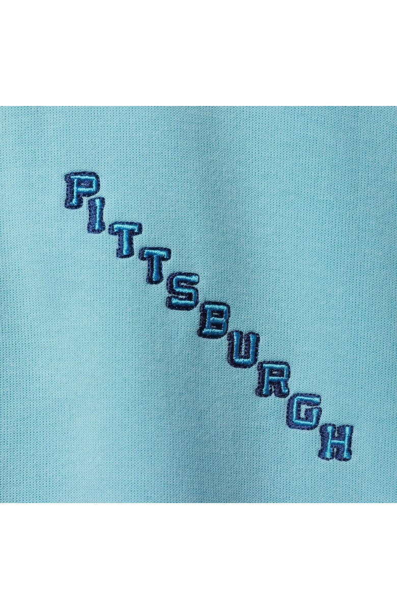 adidas Men's adidas Light Blue Pittsburgh Penguins Team Classics Full-Zip Track Jacket, Alternate, color,