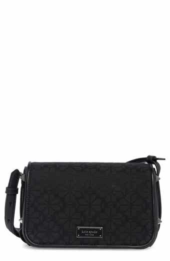 Liv Spade Flower Jacquard Crossbody Bag