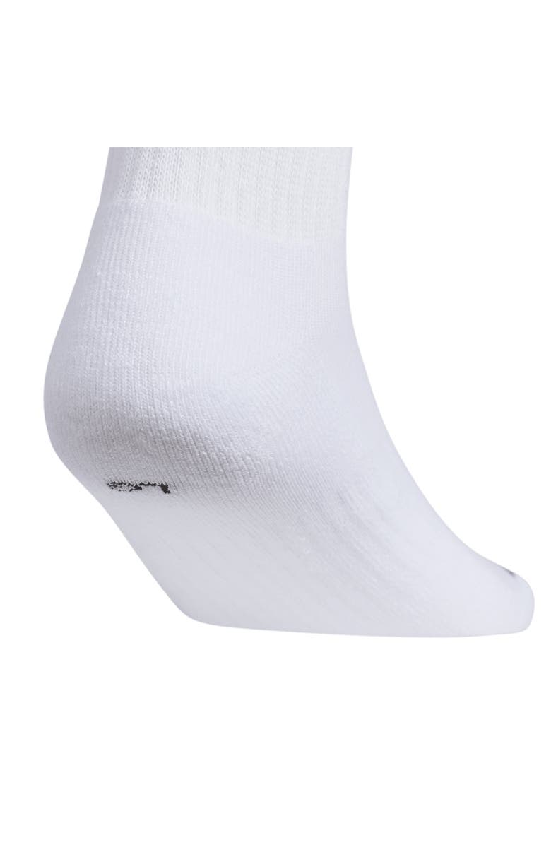 adidas Originals Trefoil 3-Pack Quarter Socks, Alternate, color, White/ Black/ Wonder White
