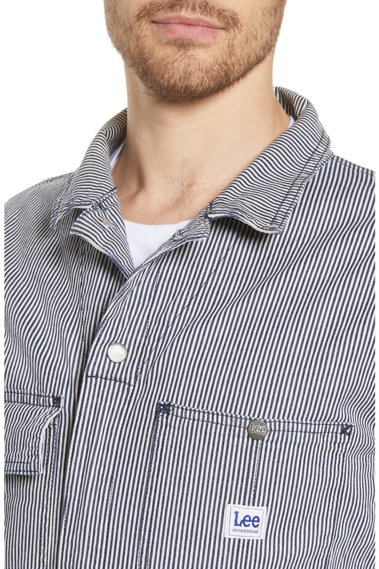 Union-All Slim Coveralls, Alternate, color, RAILROAD STRIPE