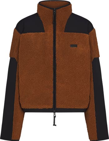 Faux Shearling Zip Jacket