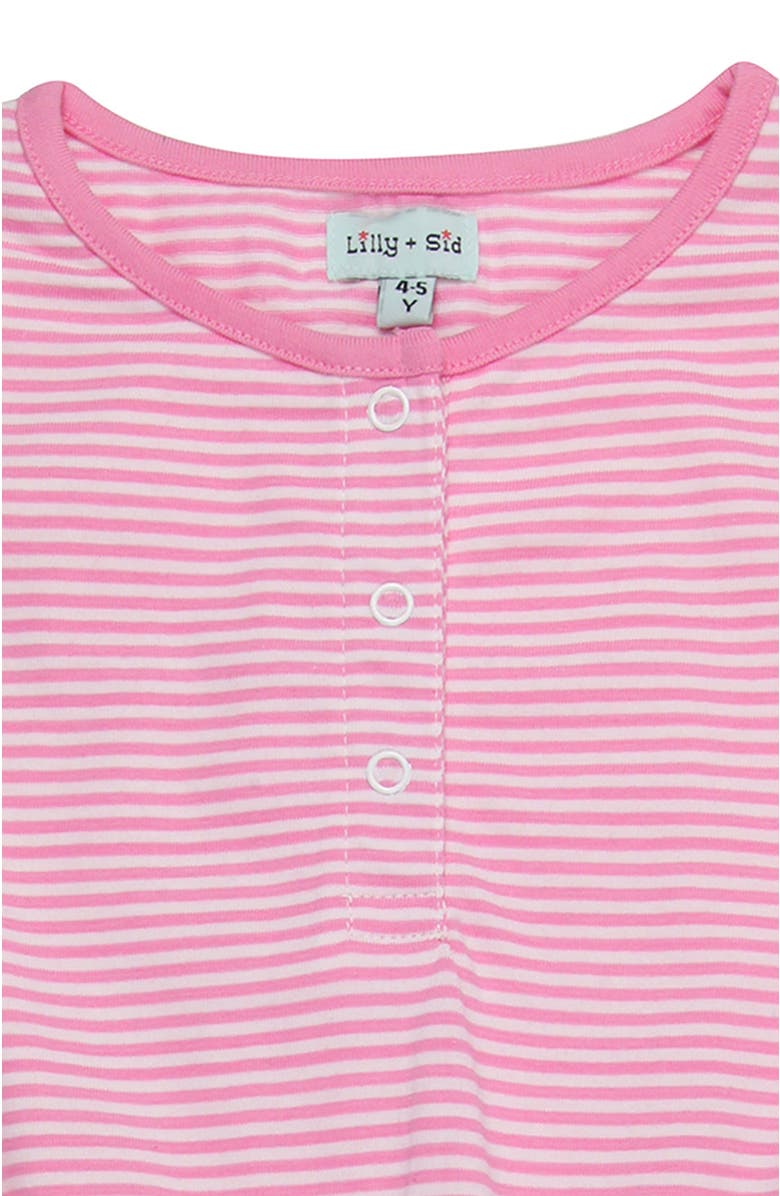 Lilly + Sid Organic Cotton Betty Bird Print Jumpsuit, Alternate, color, Multi