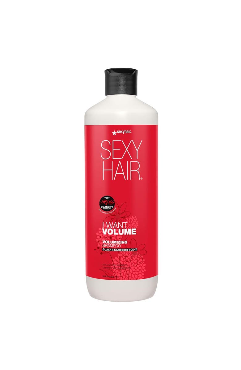 SEXY HAIR SexyHair I Want Volume Volumizing Shampoo 33.8 oz, Main, color, N/A