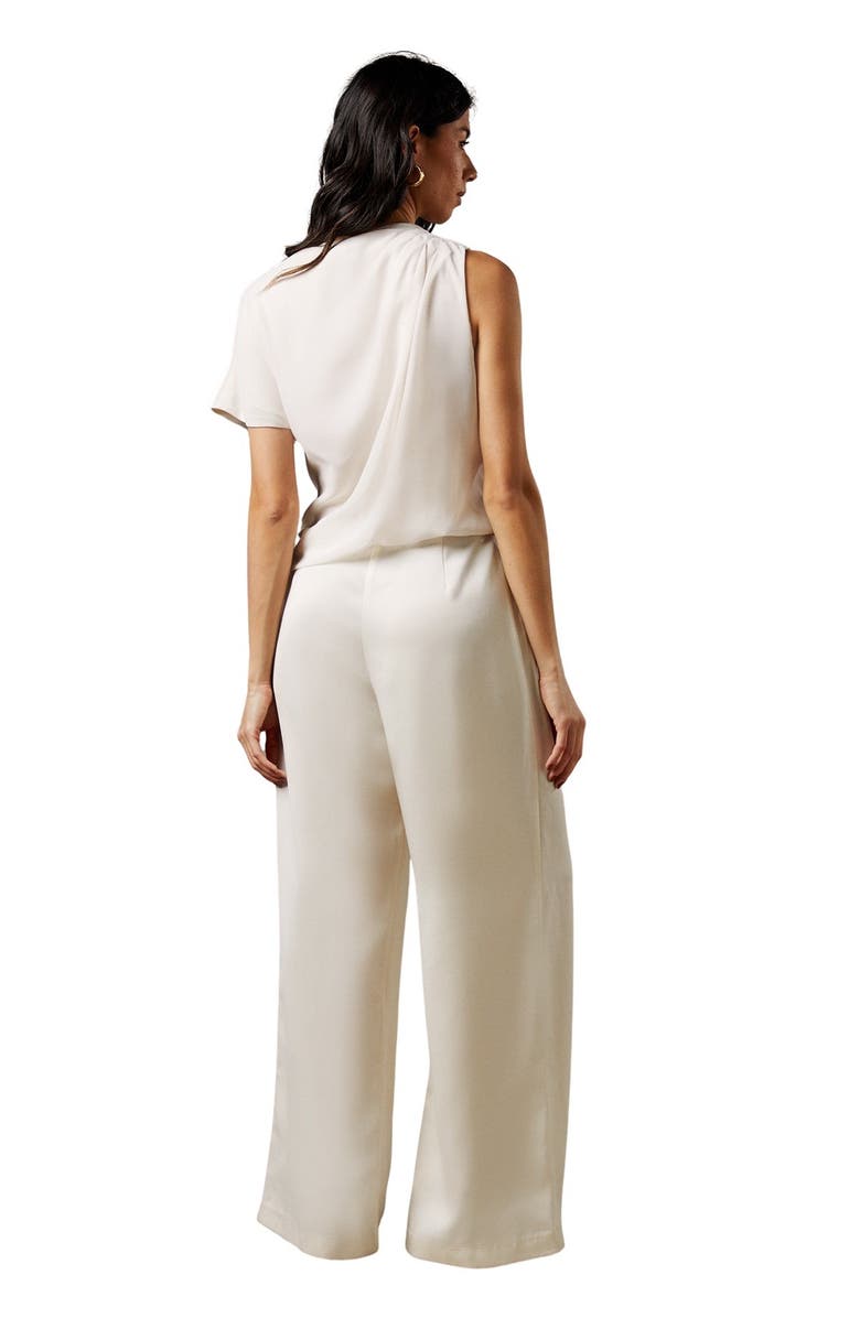 Warehouse One Shoulder Drape Jumpsuit, Alternate, color, 