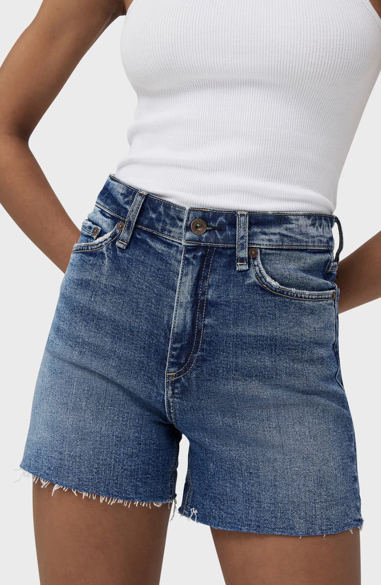 rag & bone Nina High Waist Denim Shorts, Alternate, color, Monterosso