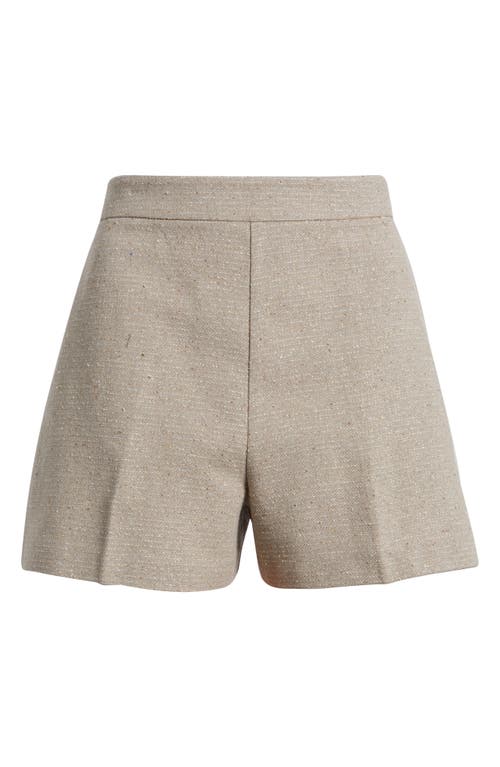 Kobi Halperin Eryx Wide-leg Tweed Shorts In Beige