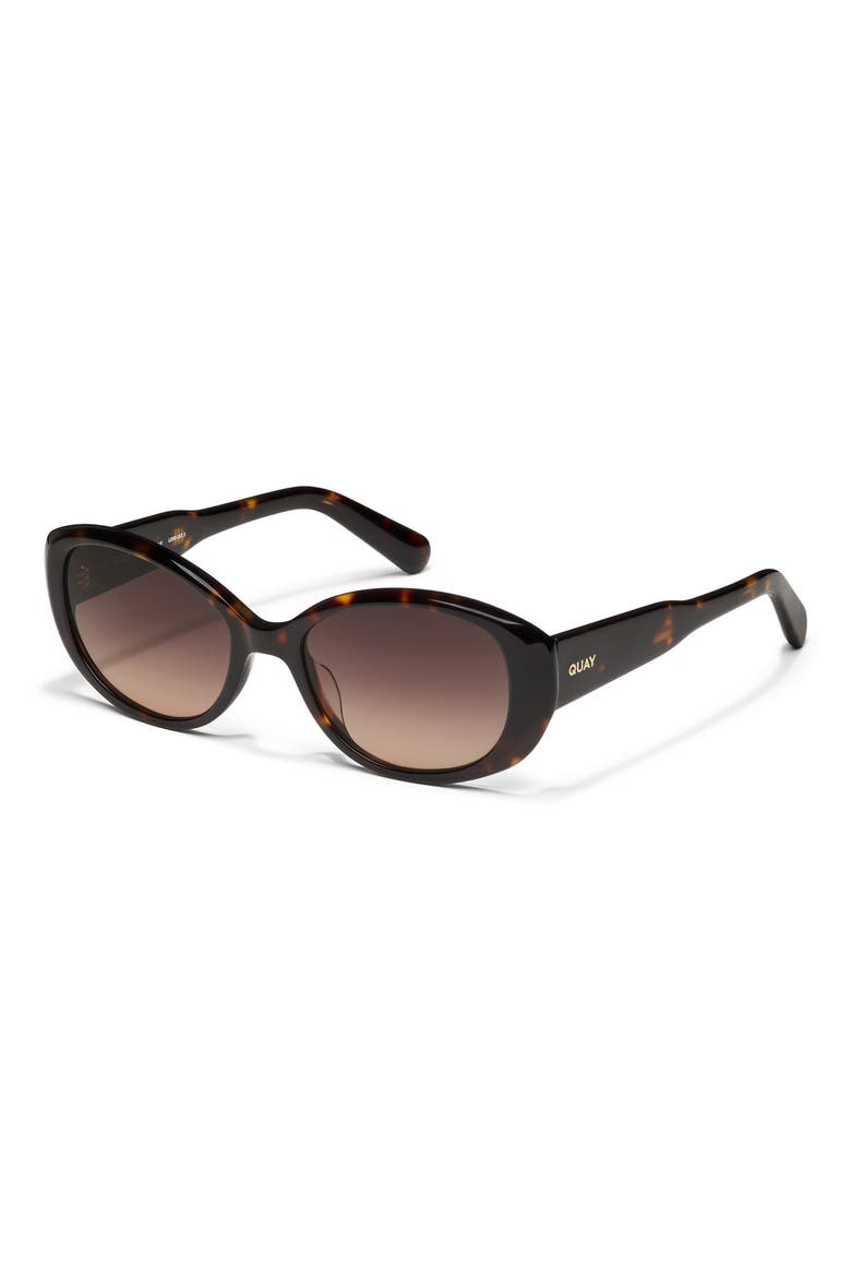 On Brand 55mm Round Sunglasses, Alternate, color, DARK TORT/ DARK FAWN