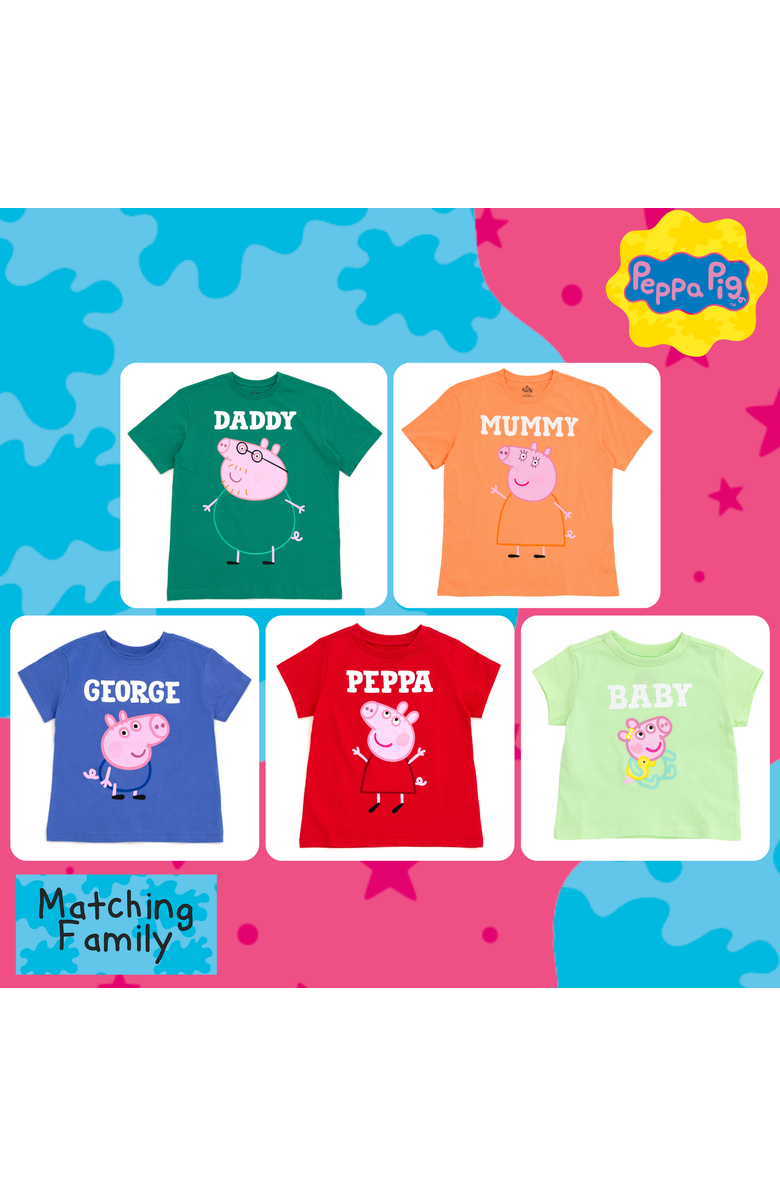 Peppa Pig Short Sleeve T-Shirt, Alternate, color, Mint Baby Pig