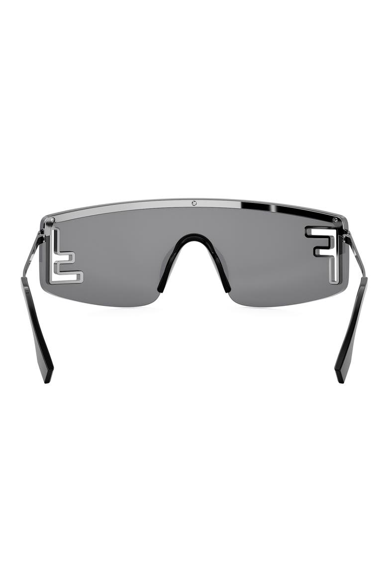 Sport Rectangular Sunglasses, Alternate, color, SHINY LIGHT RUTHENIUM / SMOKE