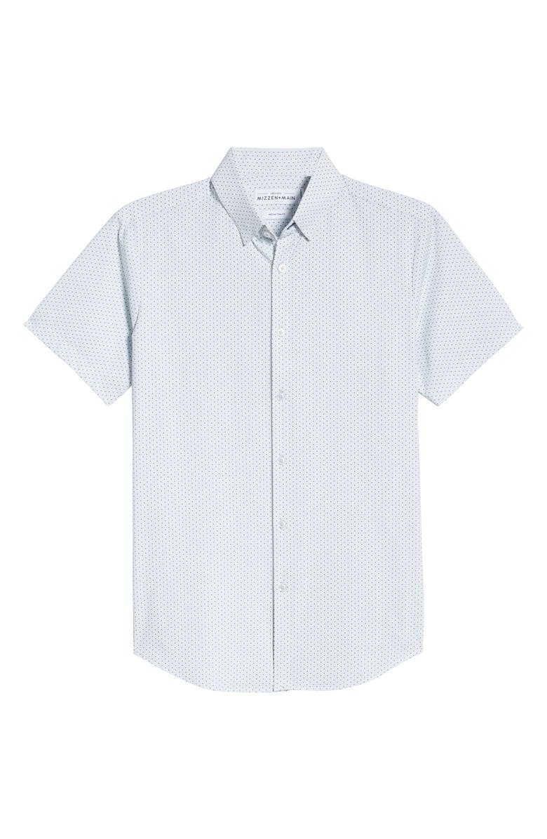 Mizzen+Main Trim Fit Short Sleeve Button-Up Shirt, Alternate, color,