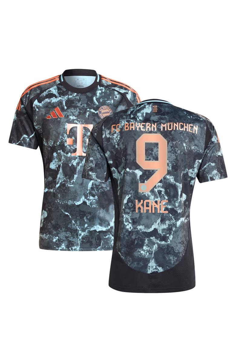 adidas Men's adidas Harry Kane Black Bayern Munich 2024/25 Away Replica Player Jersey, Alternate, color,