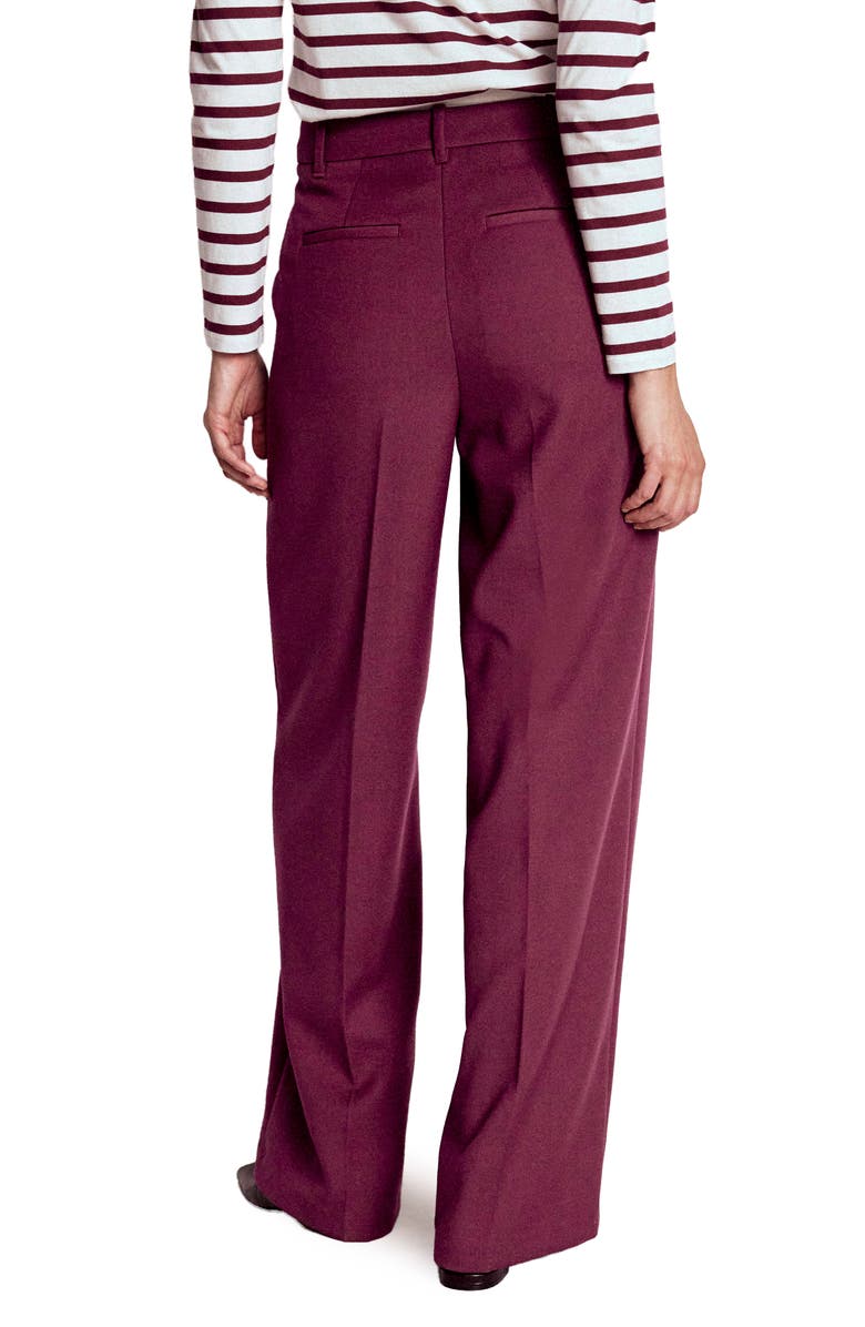Boden Belgravia Straight Leg Pants, Alternate, color, Deep Wisteria