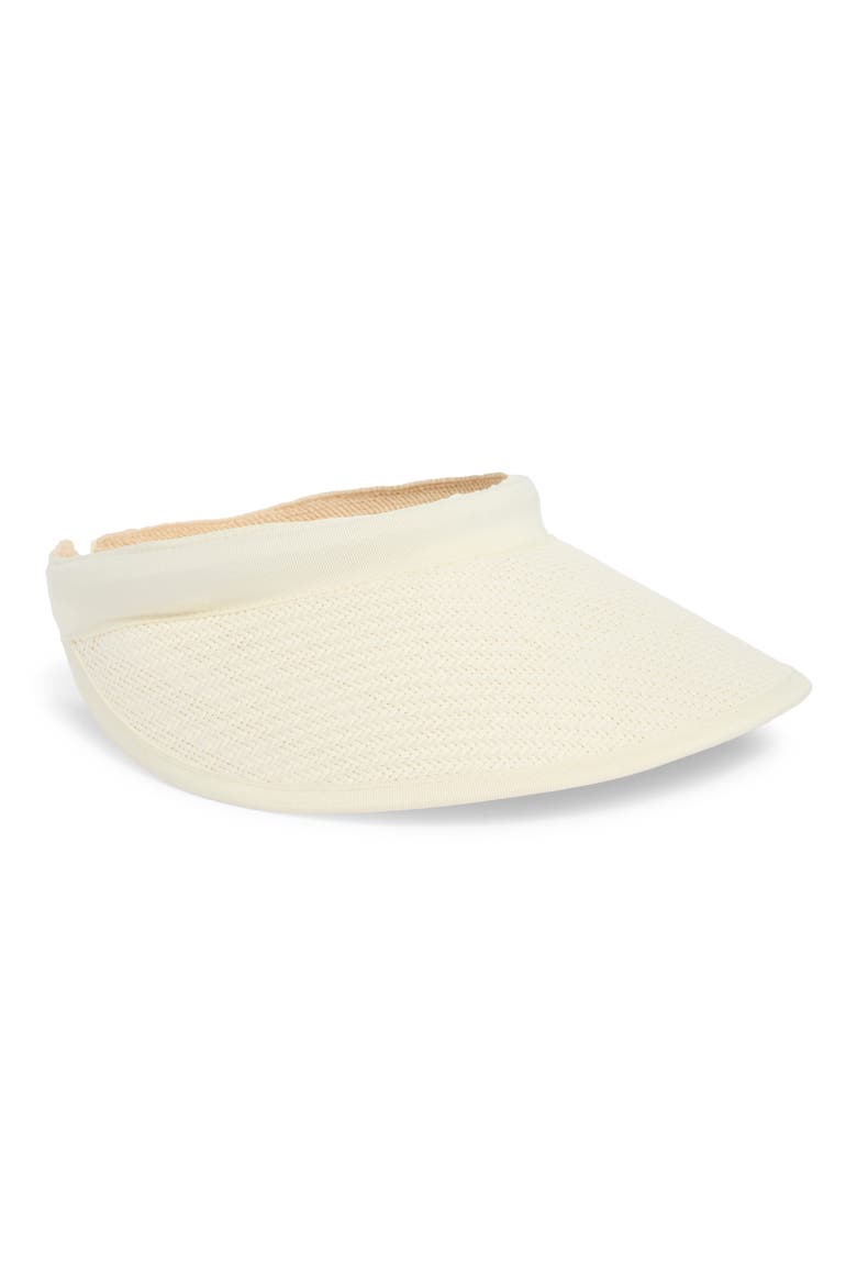 Straw Visor, Main, color, IVORY