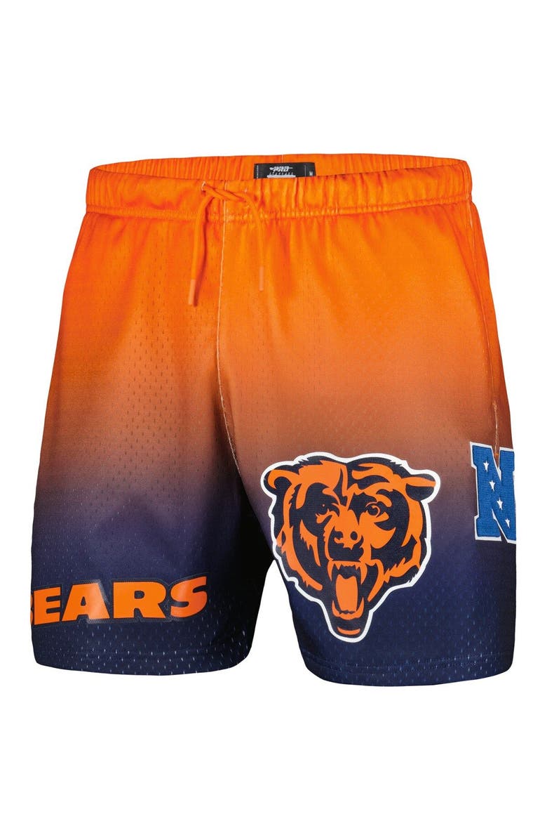 PRO STANDARD Men's Pro Standard Navy/Orange Chicago Bears Ombre Mesh Shorts, Alternate, color, Navy