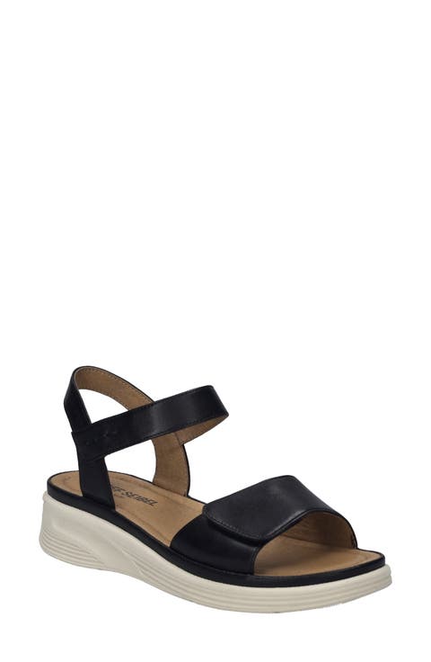 Severan Ankle Strap Platform Wedge Sandal (Women)