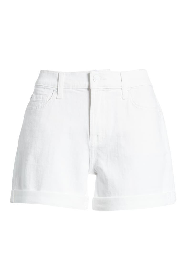 Midroll Stretch Denim Shorts, Alternate, color, BROKEN TWI