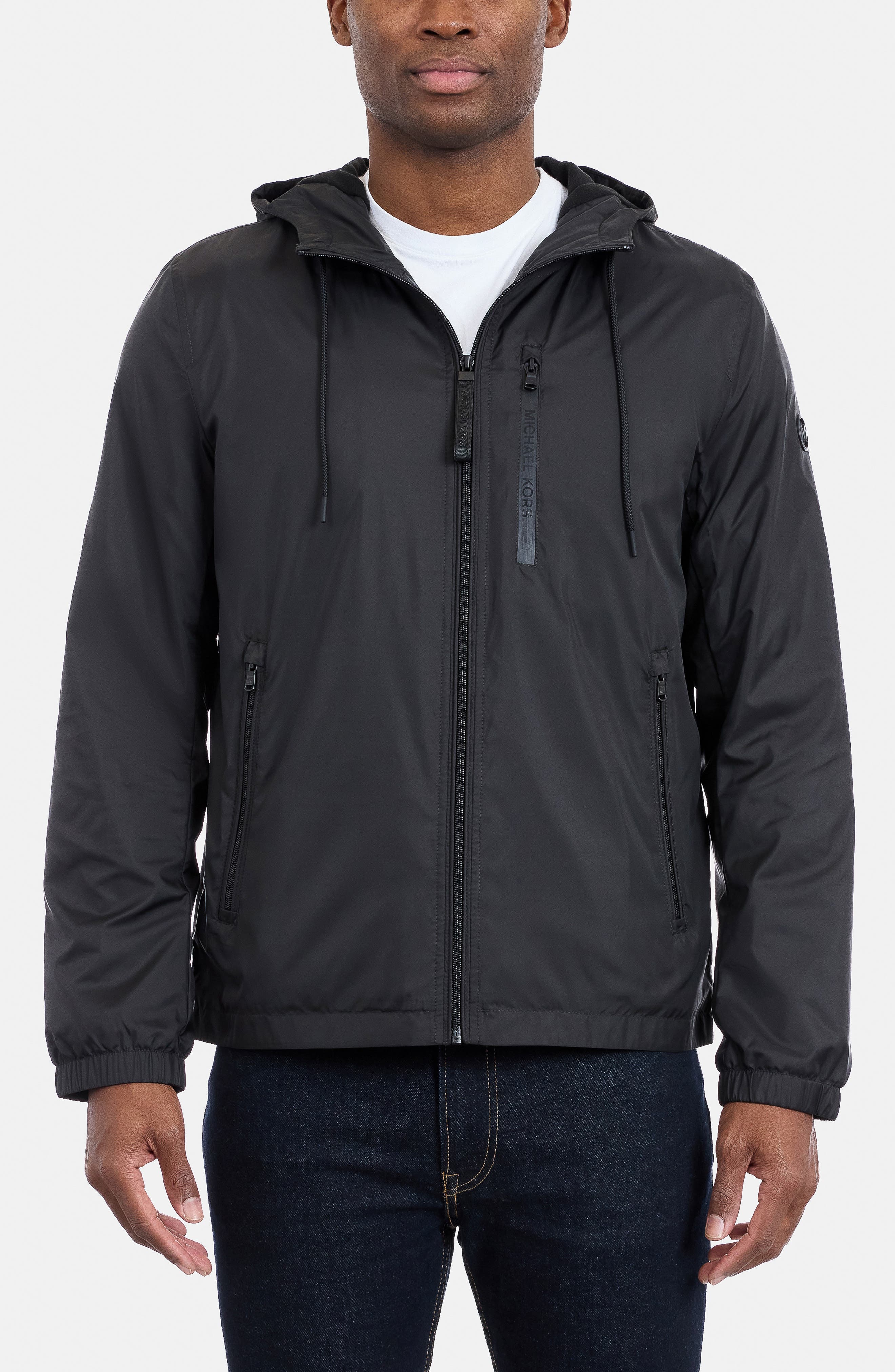 Michael Kors Hooded Windbreaker Jacket