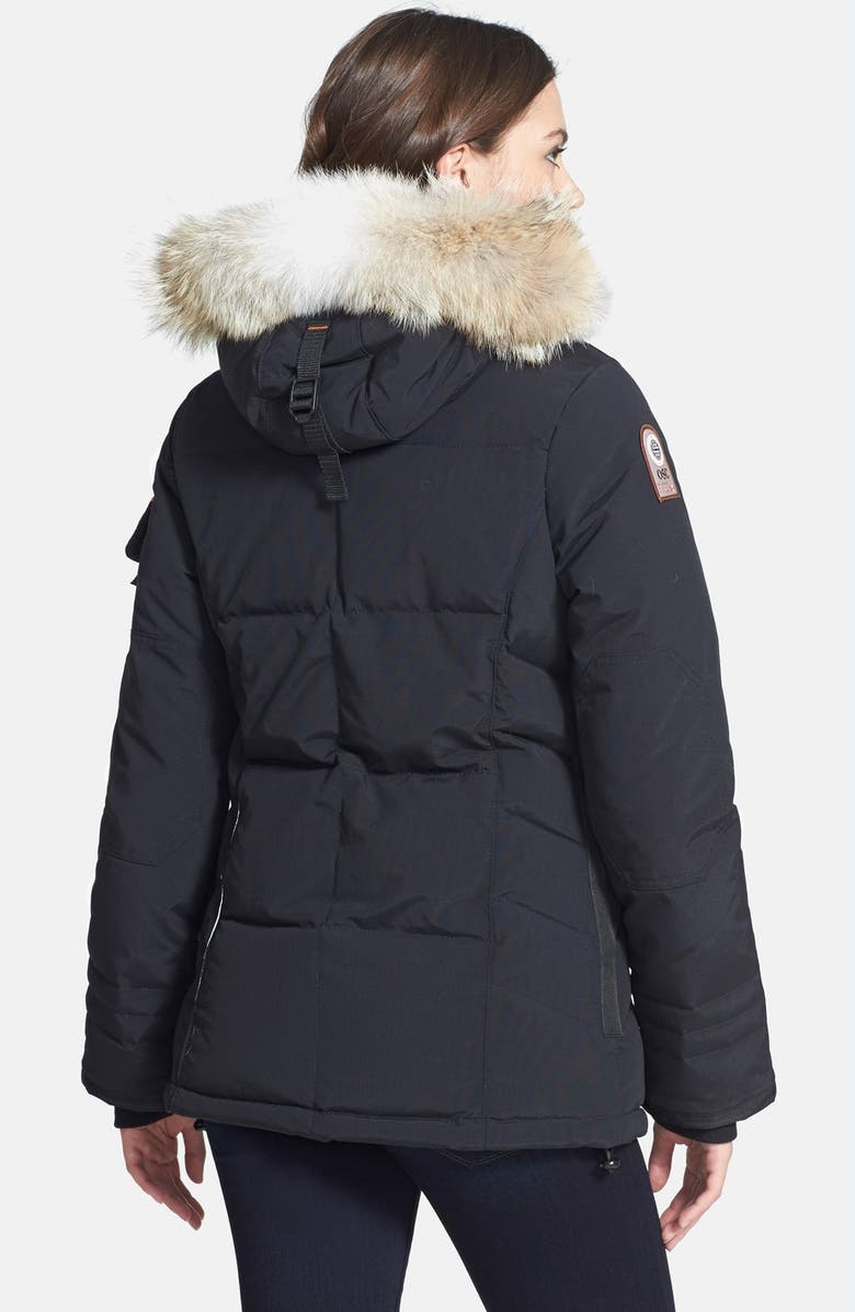 Outdoor Survival Canada 'Nukka' Down Parka with Genuine Coyote Fur Trim, Alternate, color,