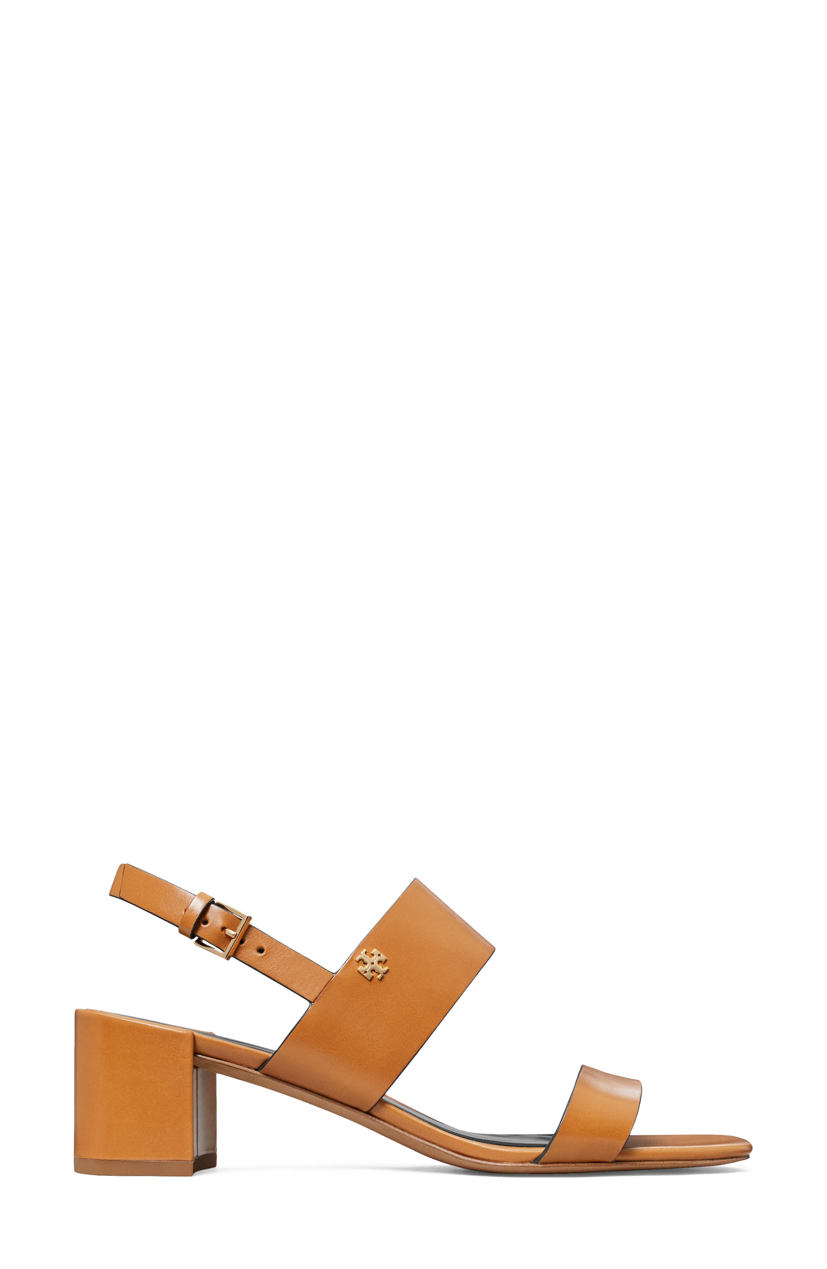 Double T Slingback Sandal, Alternate, color, CARAMEL CORN / PERFECT BLACK