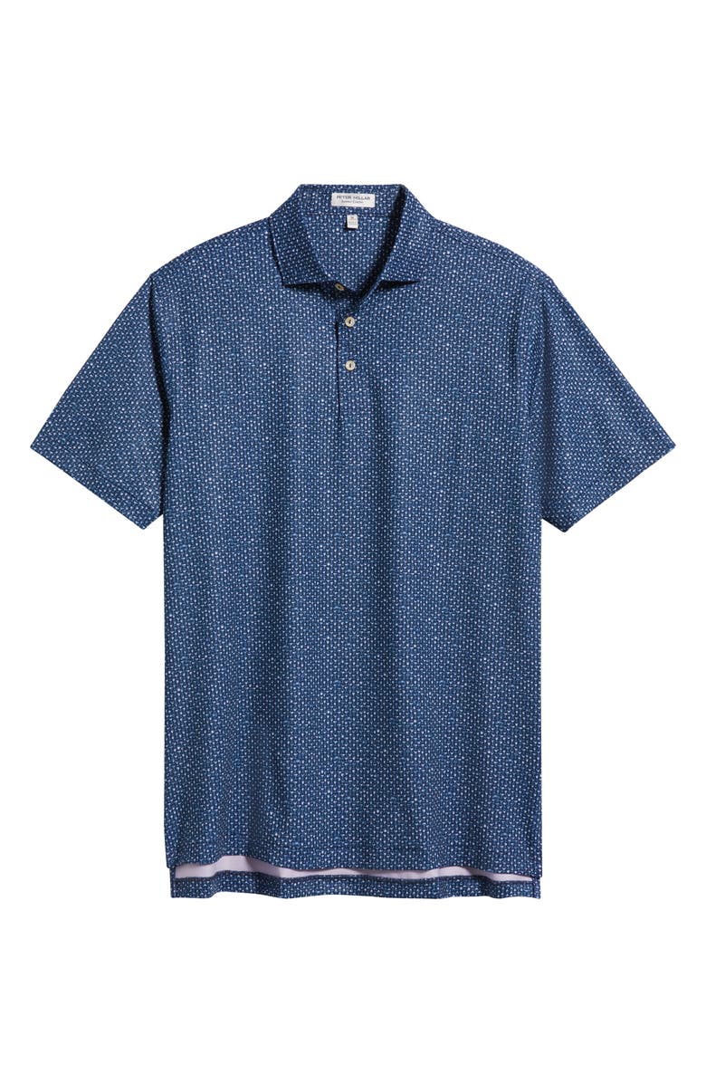 Peter Millar Sidecar Performance Jersey Polo, Alternate, color, Navy