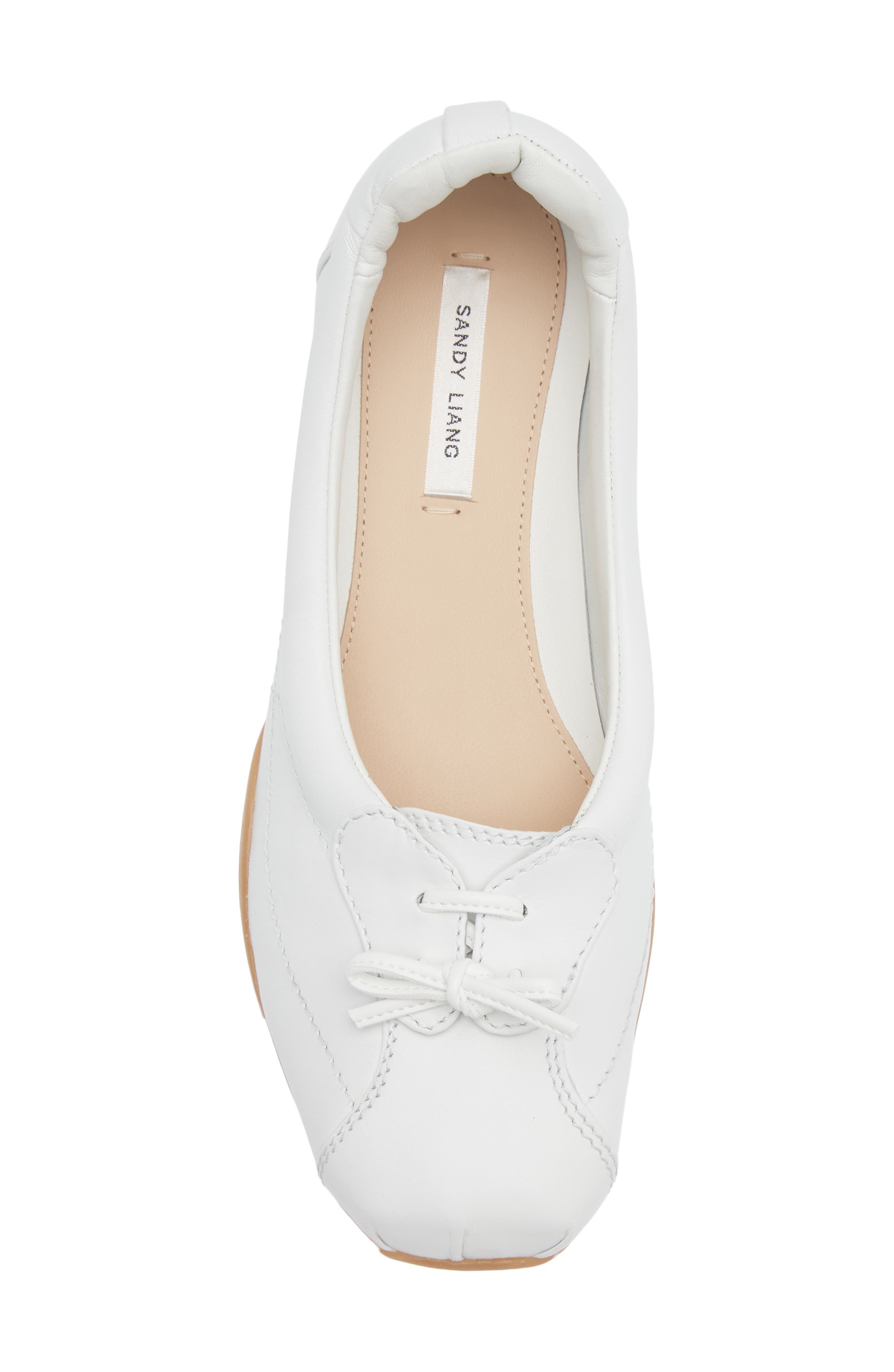 Sandy Liang Ballerina Sneaker, Alternate, color, White