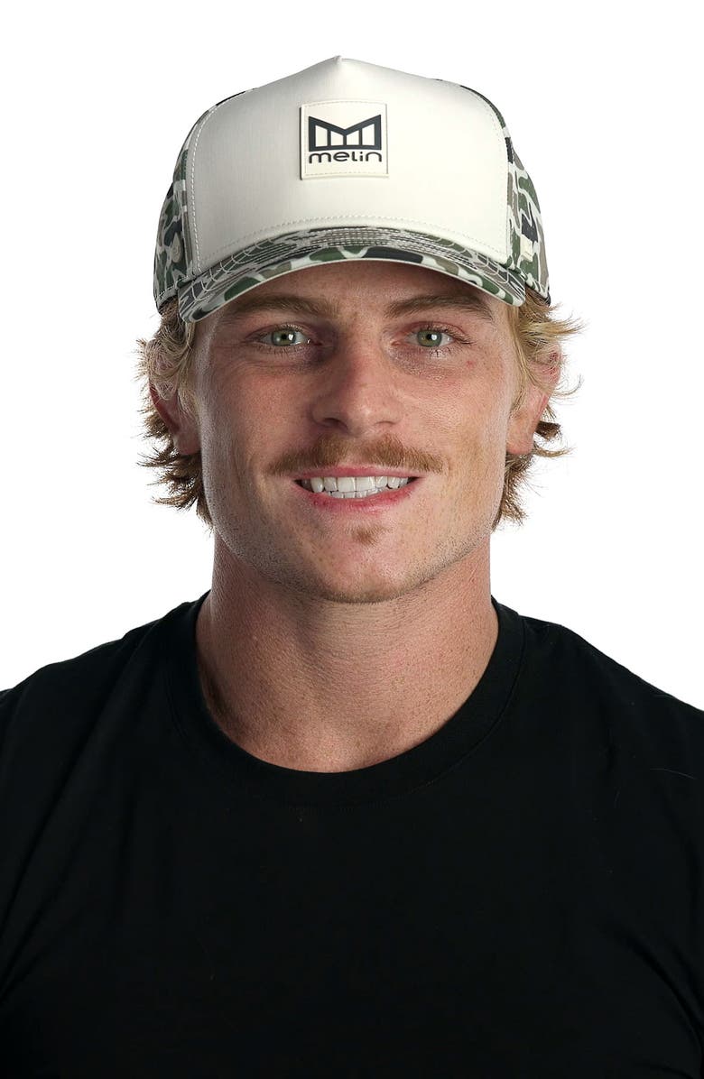 Melin Hydro Odysea Stacked Camo Performance Ball Cap, Alternate, color, Duck Camo