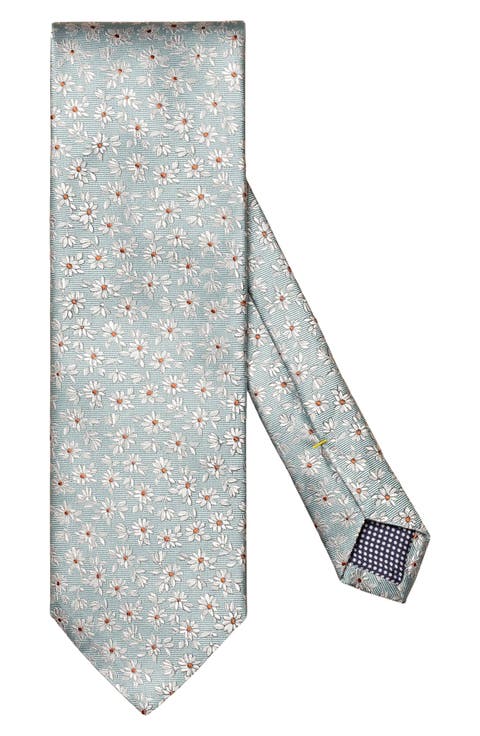 Floral Silk Tie