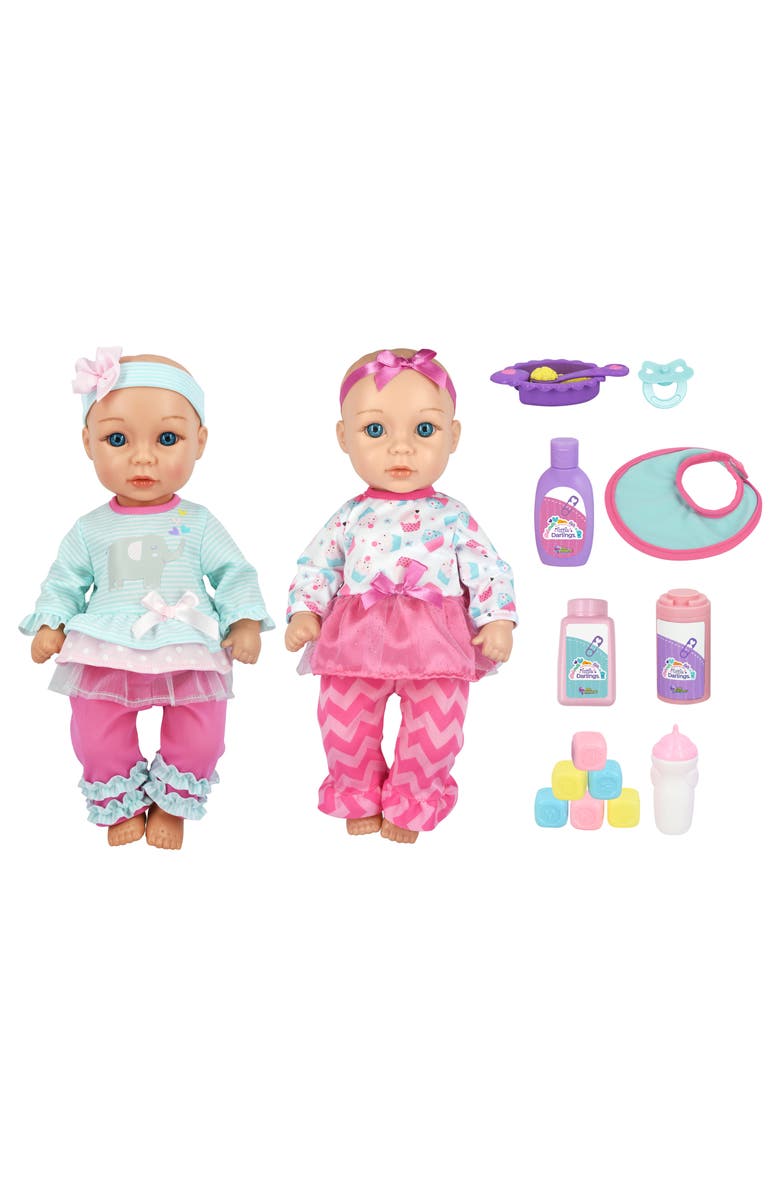 New Adventures Little Darlings Deluxe Twins Playset, Main, color, Multicolored