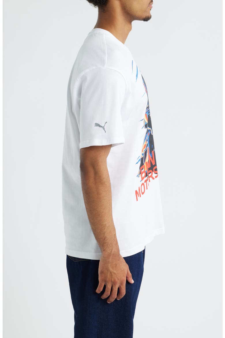 BMW M Motorsport 2 Vintage Graphic T-Shirt, Alternate, color, PUMA WHITE