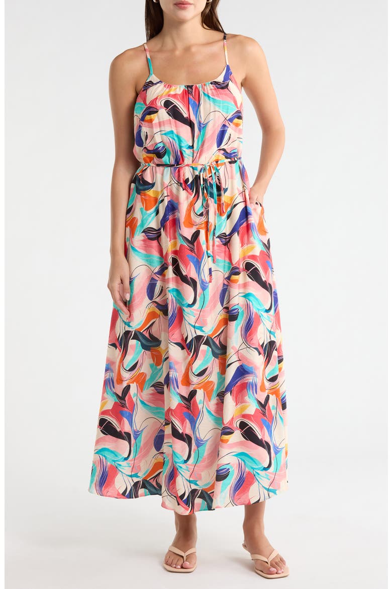 Swirl Maxi Dress, Main, color, SWIRL MULTI