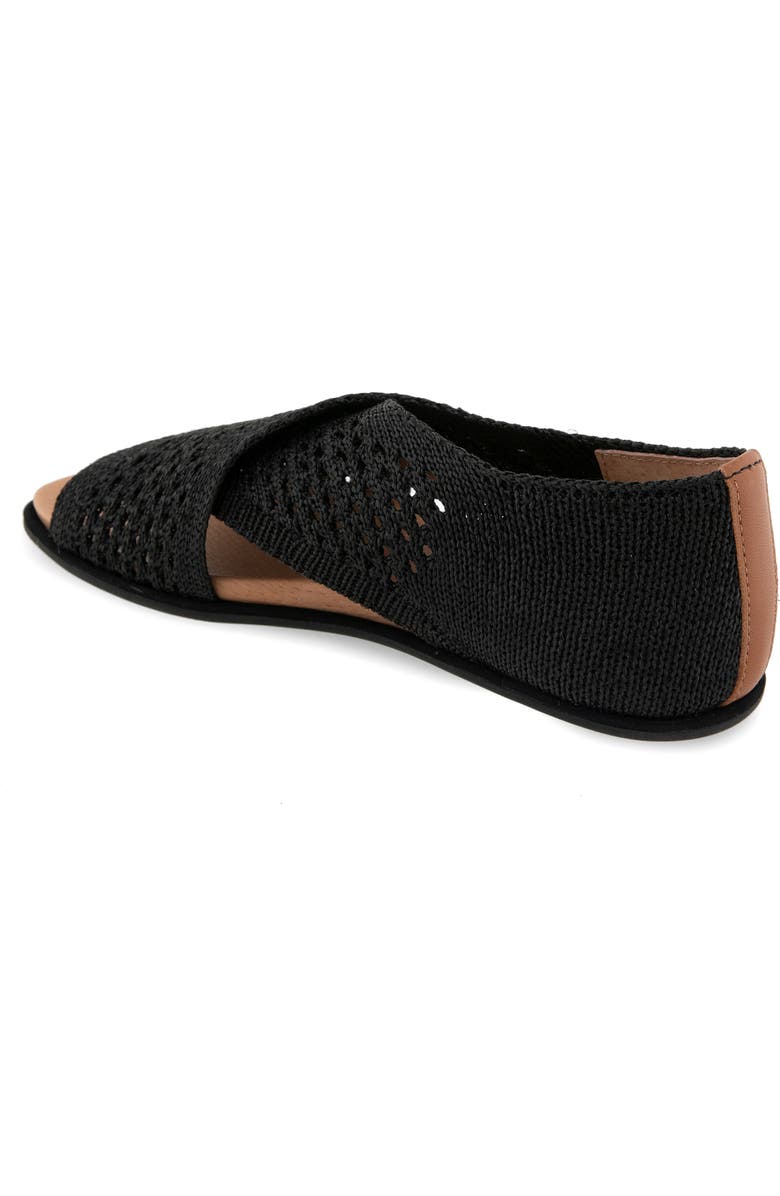 Gentle Souls Laniey Sandal, Alternate, color, Black Knit