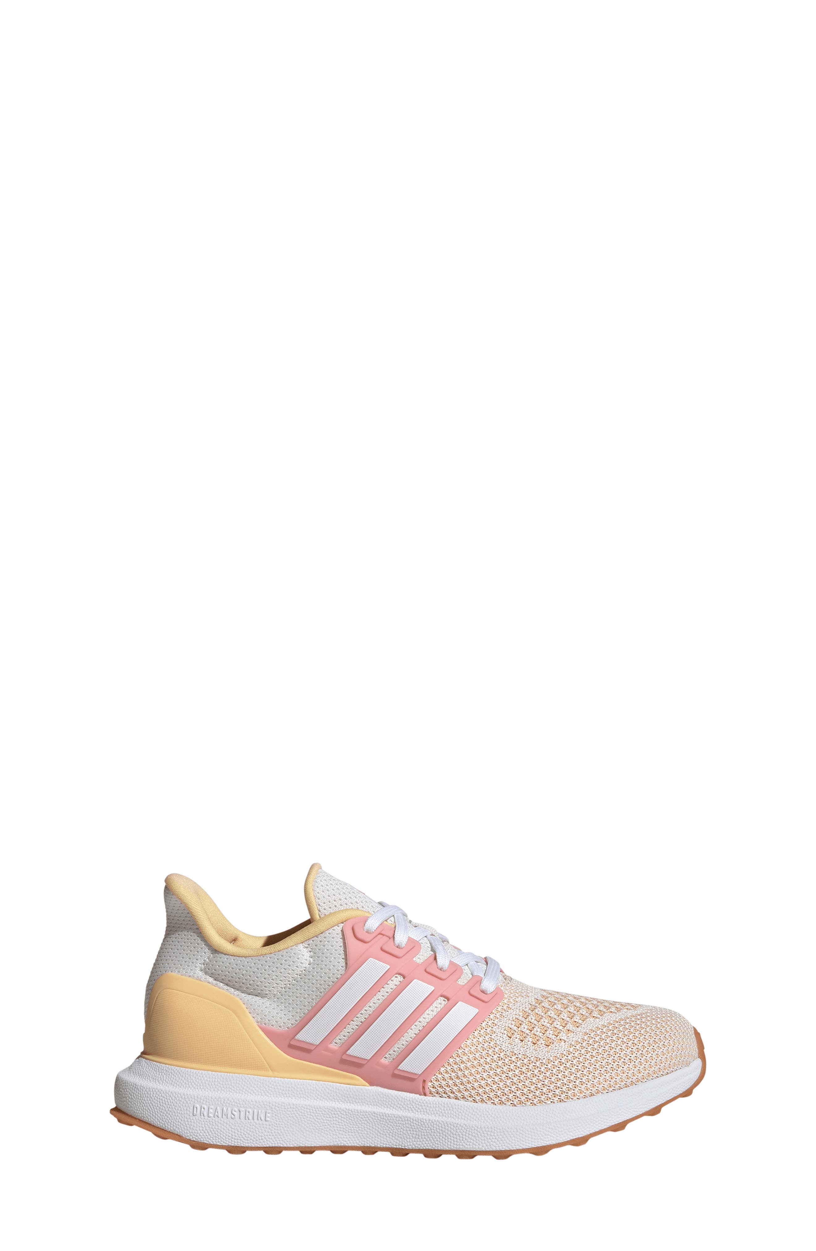 Kids' Ultradream DNA J Knit Sneaker, Alternate, color, OFF WHITE/ WHITE/ TANGERINE