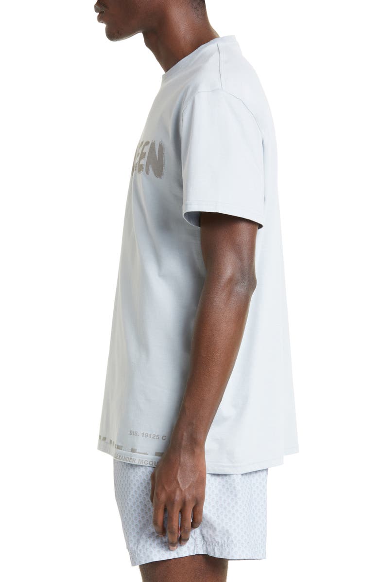 McQueen Graffiti Logo Cotton Graphic Tee, Alternate, color,