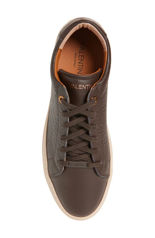 Valentino By Mario Valentino Jimmy Sneaker In Brown
