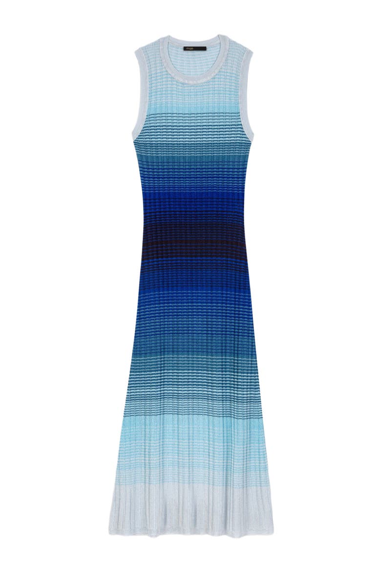 Ombré knit maxi dress, Alternate, color, Blue