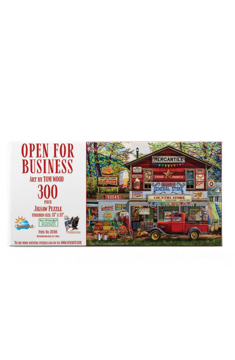 Sunsout Open for Business 300 piece Jigsaw Puzzle for Adults, Alternate, color, Multicolor
