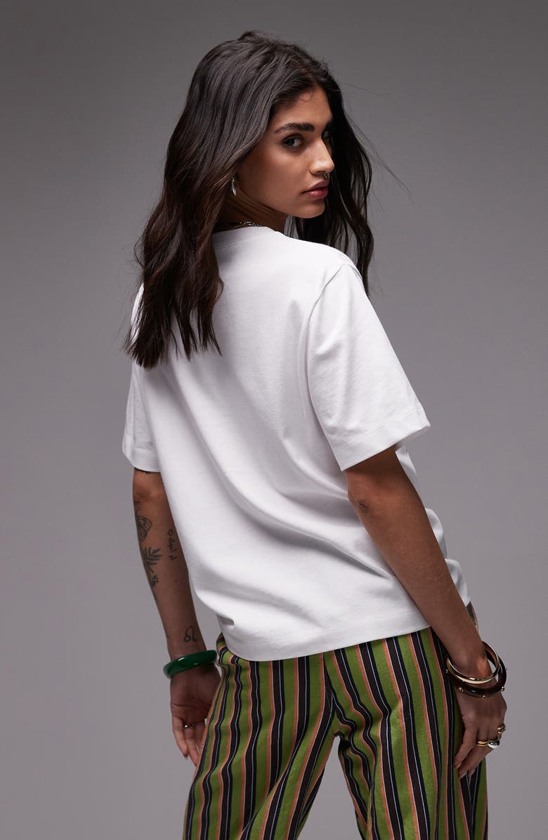 Topshop Positano Oversize Graphic T-Shirt, Alternate, color, 