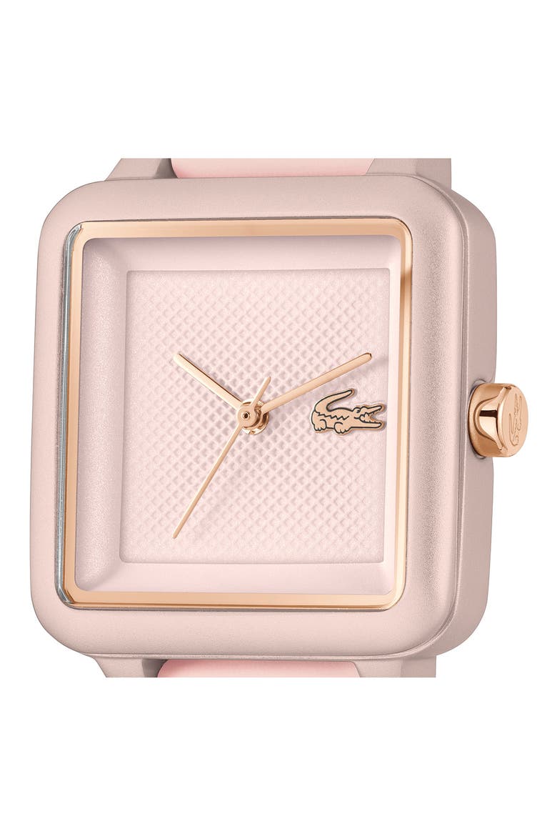 Flow Silicone Strap Watch, 26mm, Alternate, color, PINK