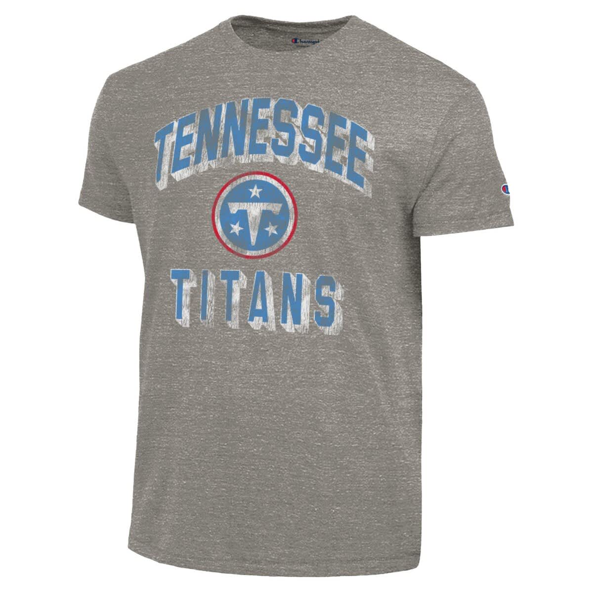 Men's Champion  Charcoal Tennessee Titans Ultimate Tri-Blend T-Shirt - image 2