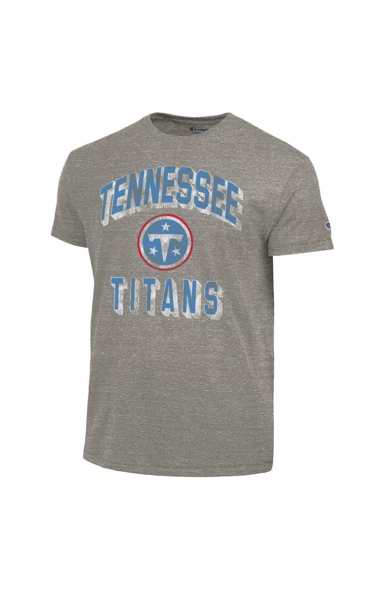 Champion Men's Champion  Charcoal Tennessee Titans Ultimate Tri-Blend T-Shirt, Alternate, color, Charcoal