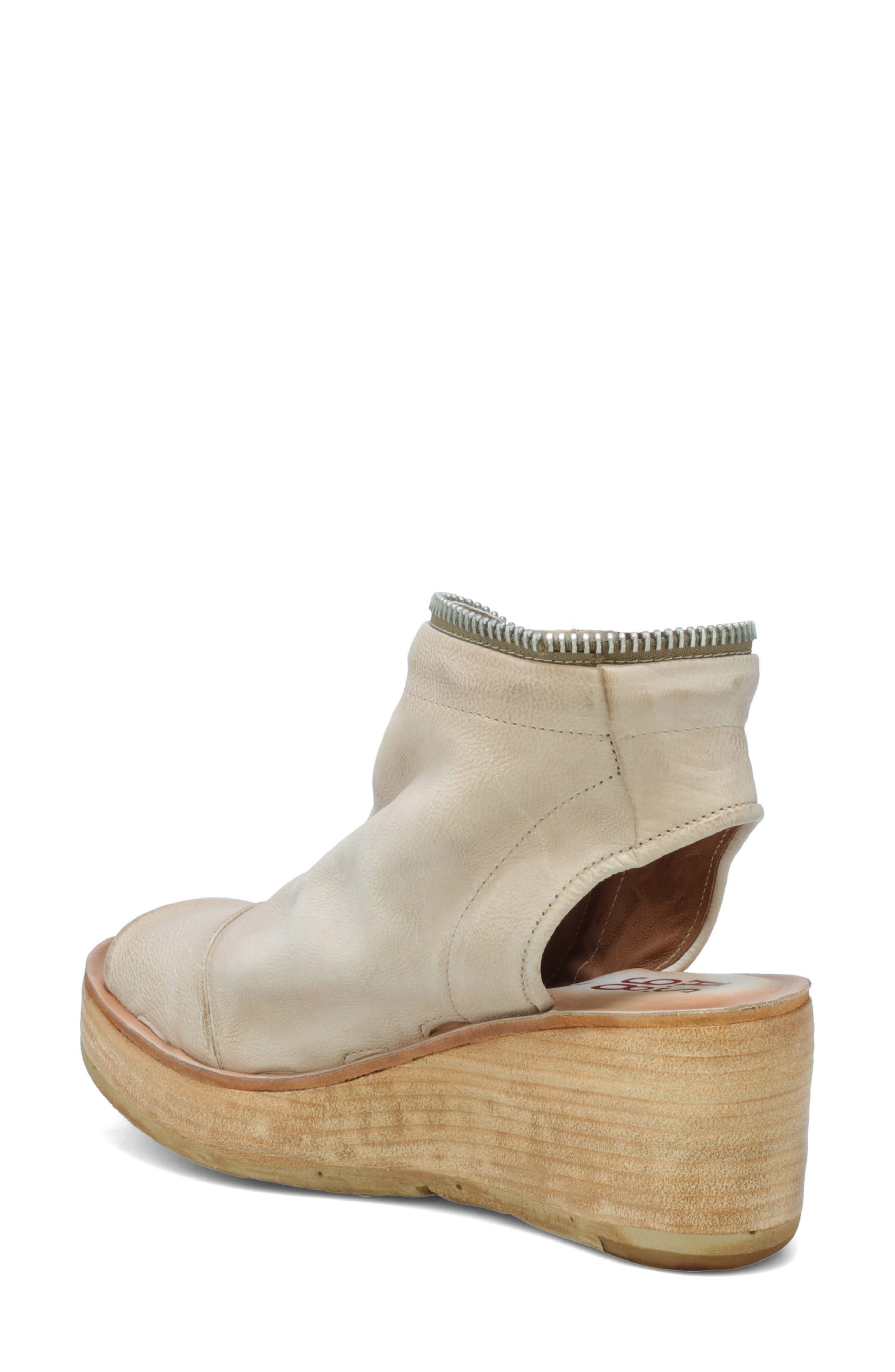 Naylor Platform Wedge Sandal, Alternate, color, BONE