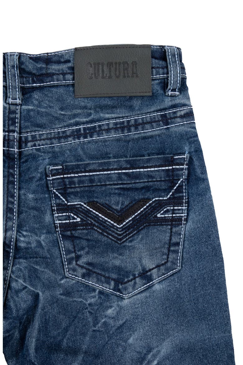 Kids' Cultura Straight Leg Jeans, Alternate, color, MEDIUM BLUE