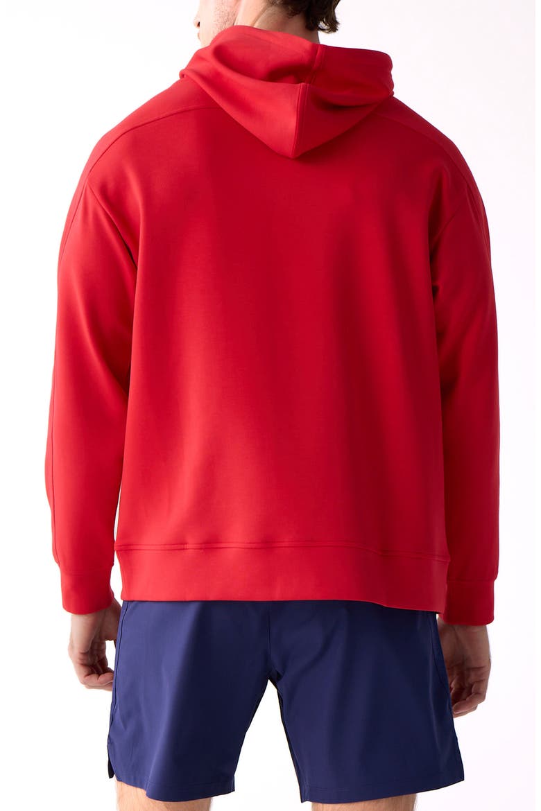 Après Men's Hooded Sweatshirt, Alternate, color, Team Red