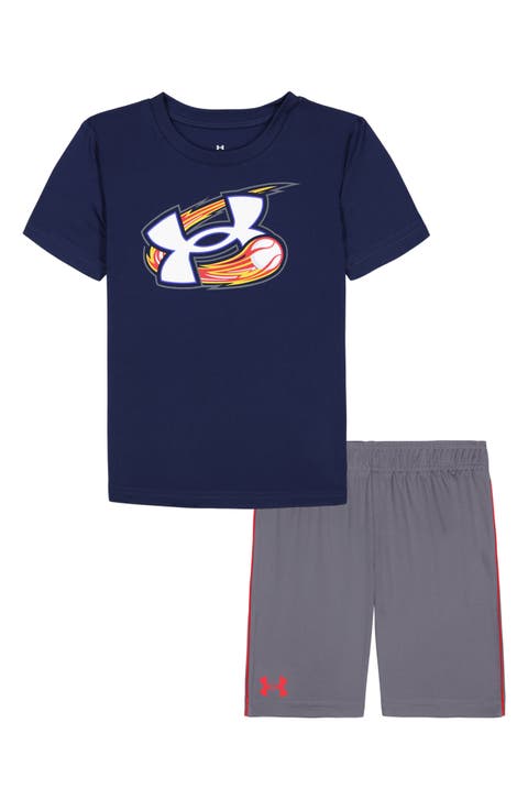 Kids' Basketball Graphic T-Shirt & Shorts Set (Little Kid)