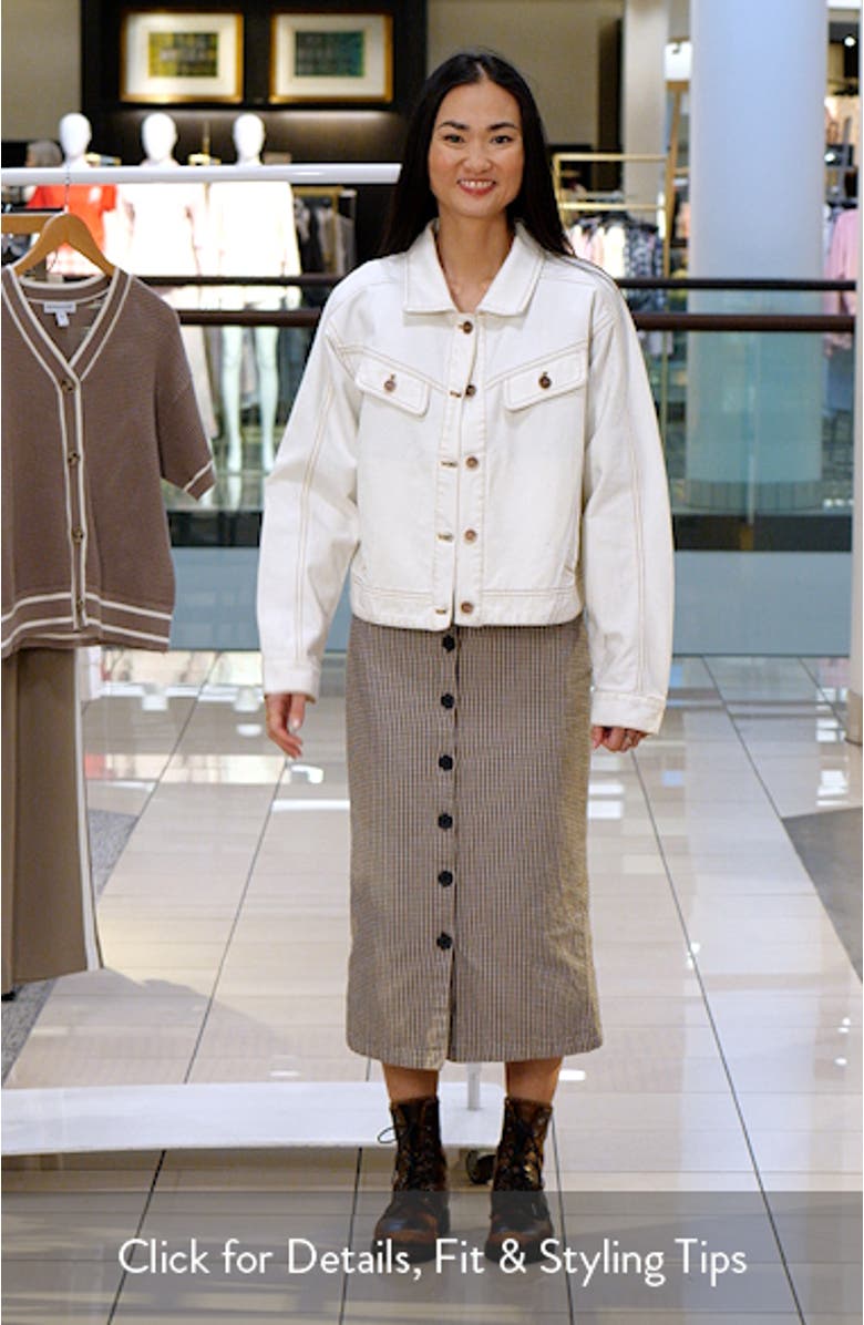 Slant Pocket Denim Jacket, sales video thumbnail