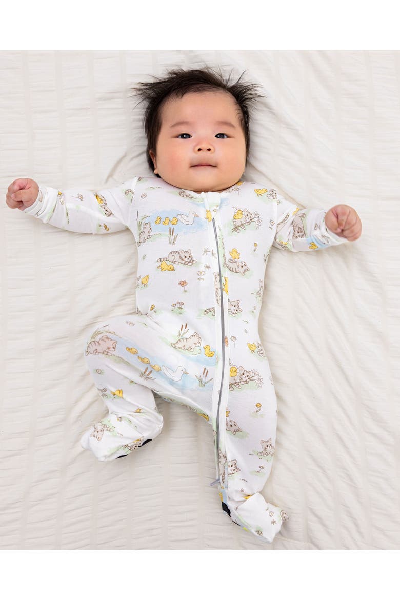 Baby Tiny Tails Tales Convertible Footie, Alternate, color, Tiny Tails Tales