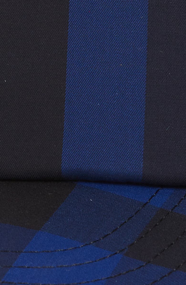 Burberry Check Twill Baseball Cap, Alternate, color, Blue Ip Check