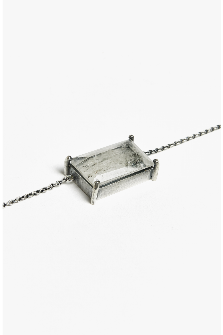 Obscura Stacking Shards in Striated Crystal Necklace, Main, color, Baguette Choker