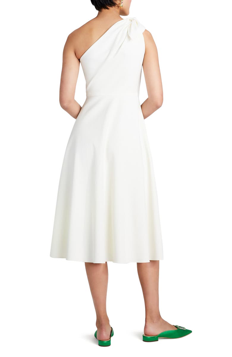 Kate Spade New York one-shoulder cotton blend a-line dress, Alternate, color, 