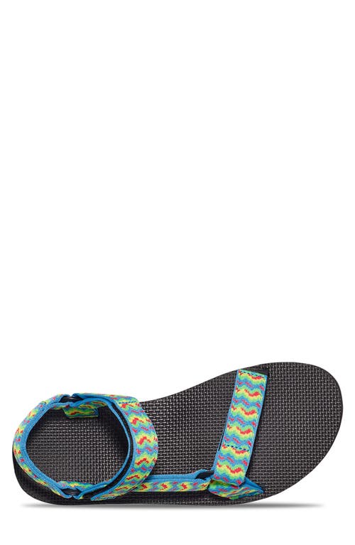 Teva 'original Universal' Sandal In Wiggle Cendre Blue